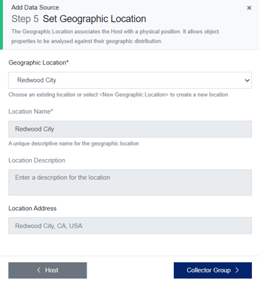 Add Data Source - Step 5 Set GeoLocation