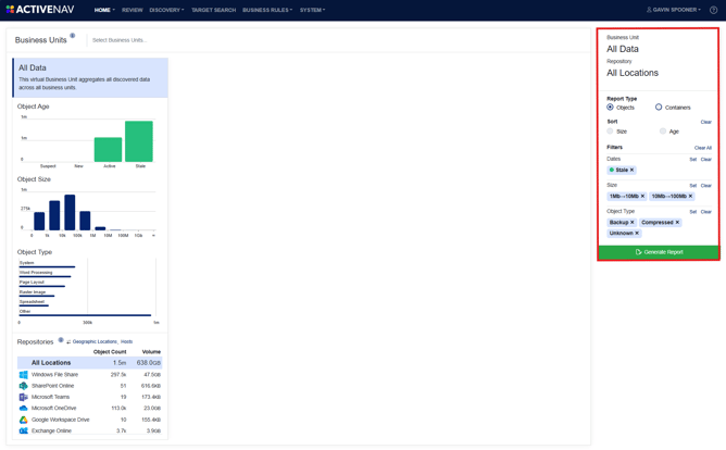 Profile Dashboard - Query Builder