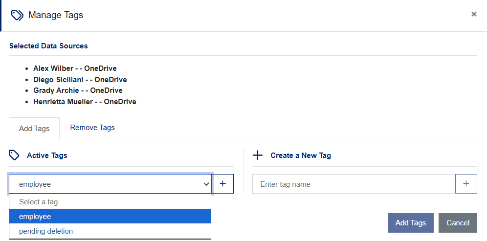 Data Source Tags