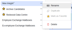 Insight Menu - Rename