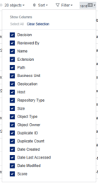 Review Column Manager