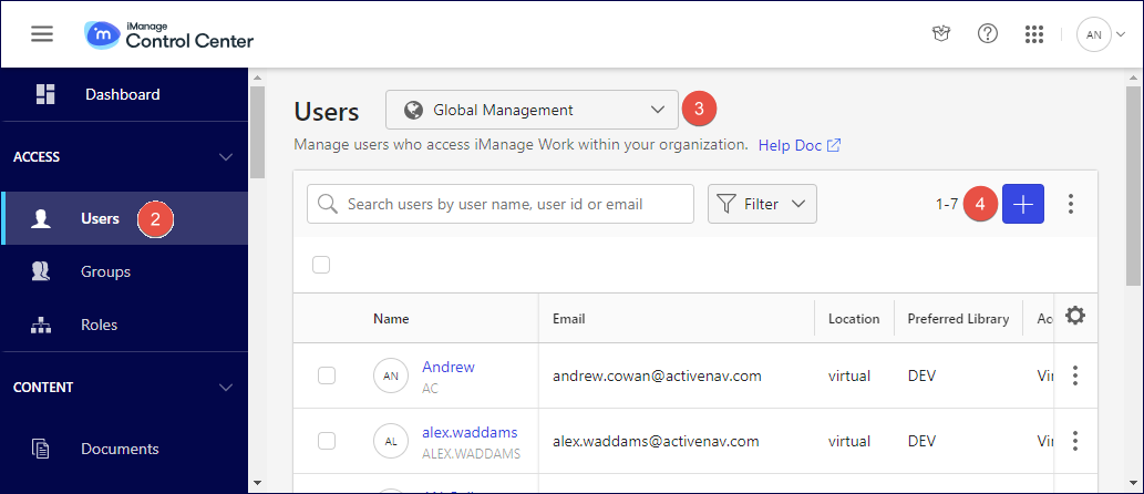 Configuring iManage Cloud for the iManage Cloud Collector