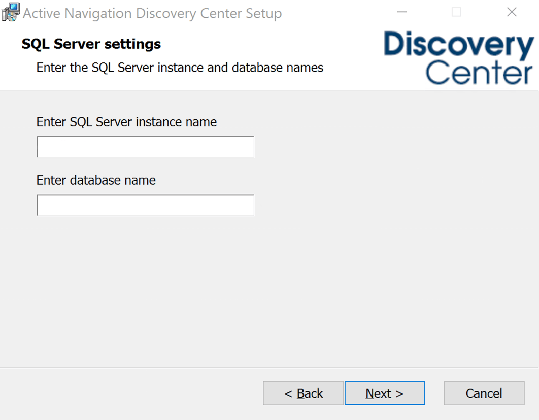 Configuring Discovery Center to Use a Migrated or Renamed Database