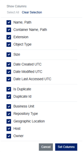 Column Management